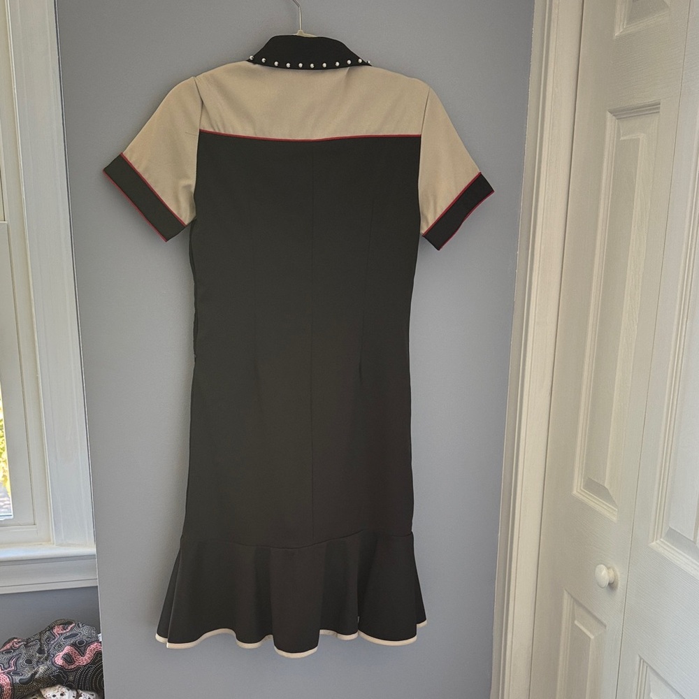 Floral Embroidered Pearl Detail Dress - Picture 6 of 6